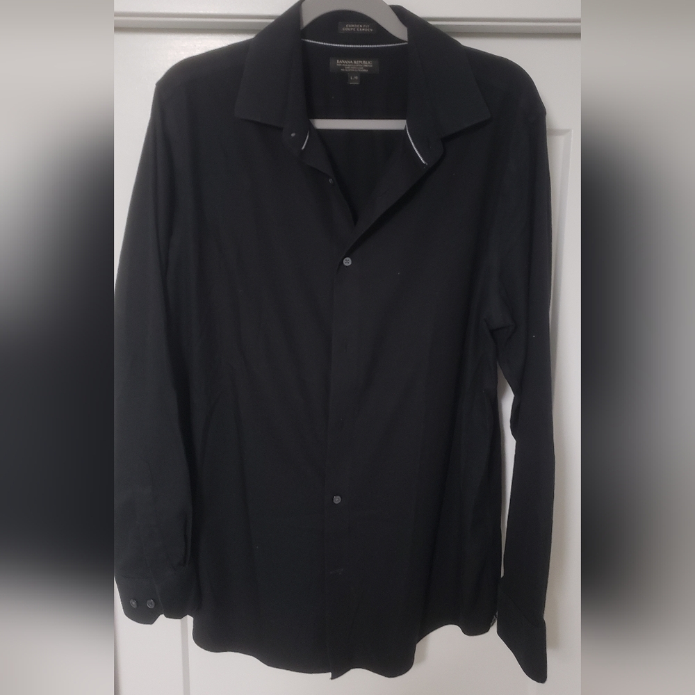 Banana Republic Black Camden Fit Shirt